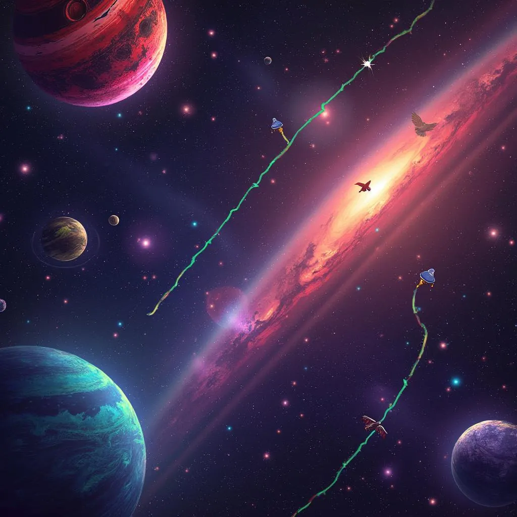Cosmic Birds Galaxy Level